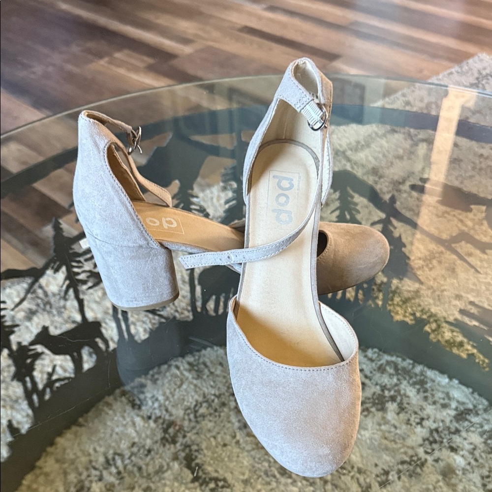 Pop Tan Stiletto Heels Elegant Design